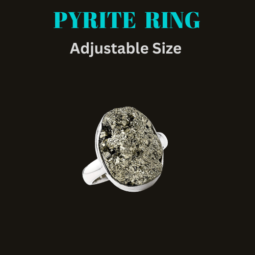 Pyrite  adjustable ring